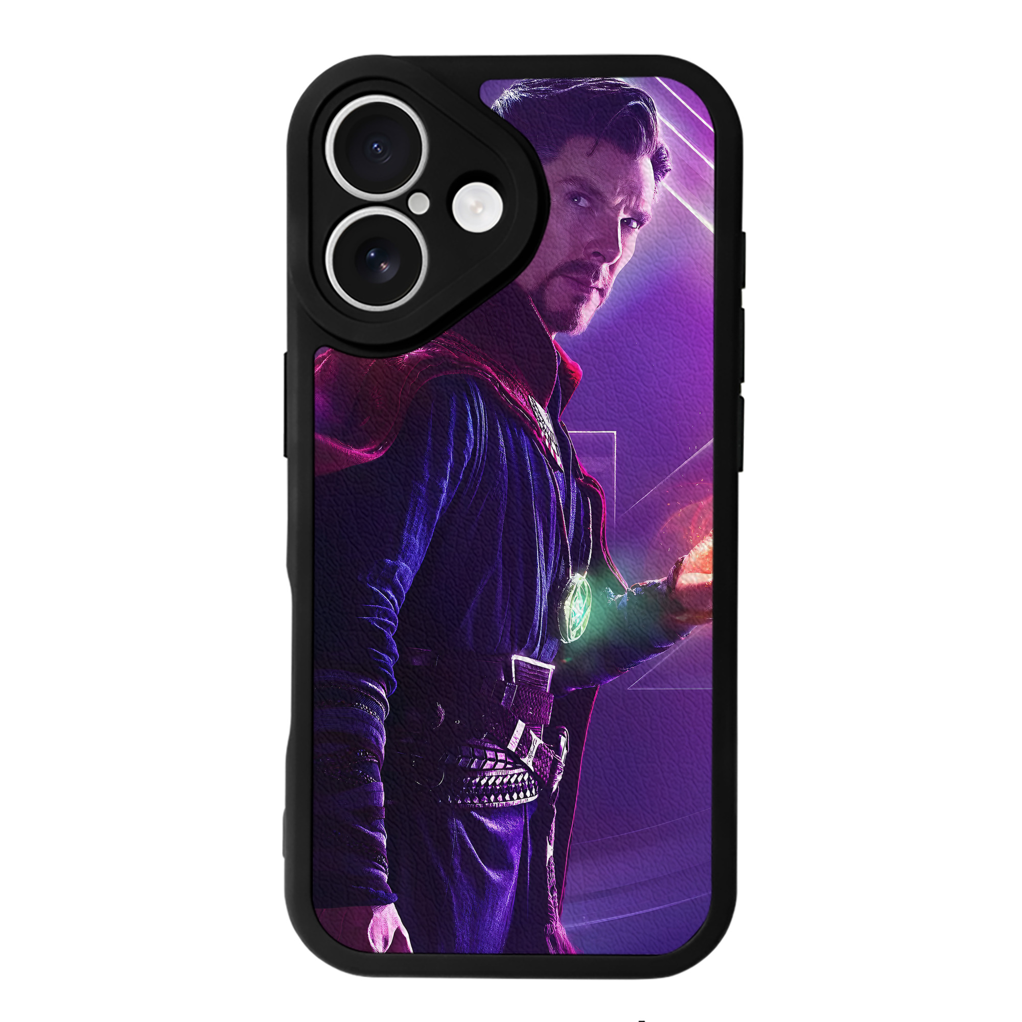 （画像用） アベンジャーズ The Avengers 【iPhone 16シリーズ対応】シリコンスマホケース（レザー調） 材質：シリコン